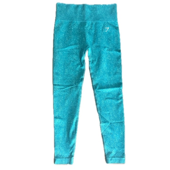 Gymshark Adapt Fleck Seamless Leggings Jewel Green - Picture 1 of 4